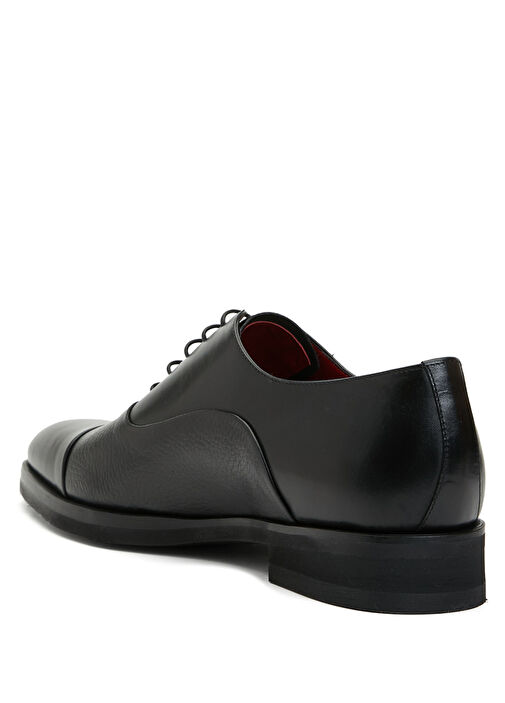 Siyah Erkek Deri Ayakkabı - Görsel 4