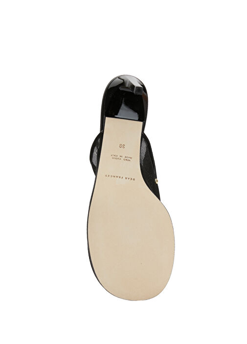 Sade Siyah Kadın Terlik - Görsel 6