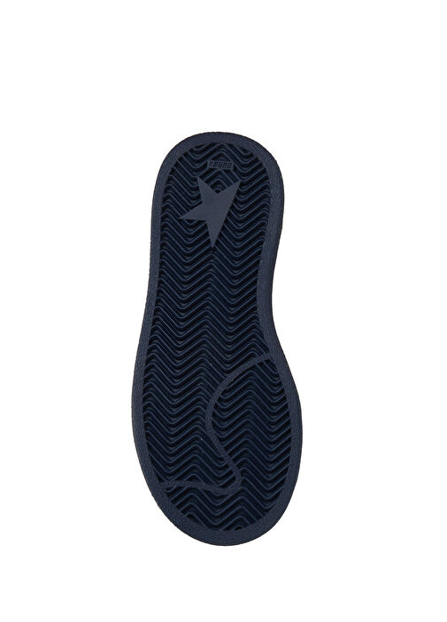 Ball Star Mavi Beyaz Unisex Çocuk Deri Sneaker - Görsel 6