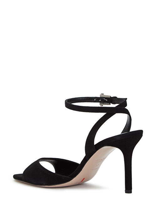 Beymen Collection Beymen Collection Essential Siyah Kadın Süet Sandalet Sandalet & Terlik | Beymen Siyah - 4. görsel