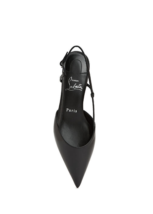 Miss Siyah Deri Topuklu Ayakkabı - Görsel 5