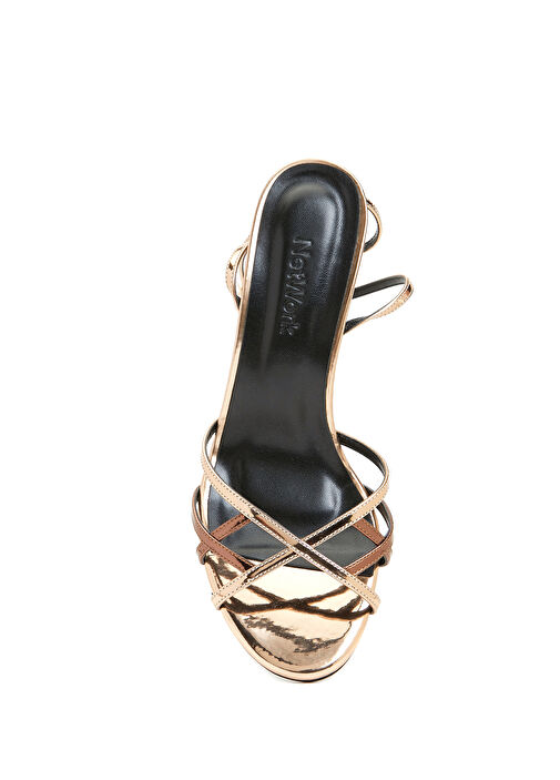 Network Network Gold Kadın Deri Sandalet Sandalet & Terlik | Beymen Gold - 5. görsel