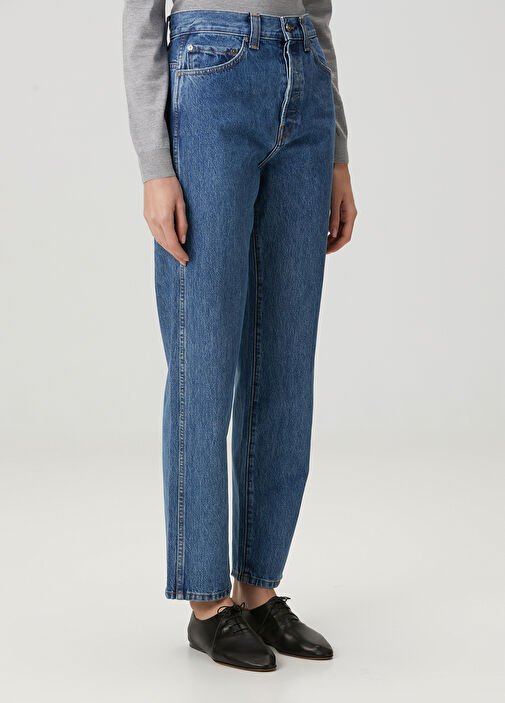 Khaite - Corben Straight Leg Blue Jeans