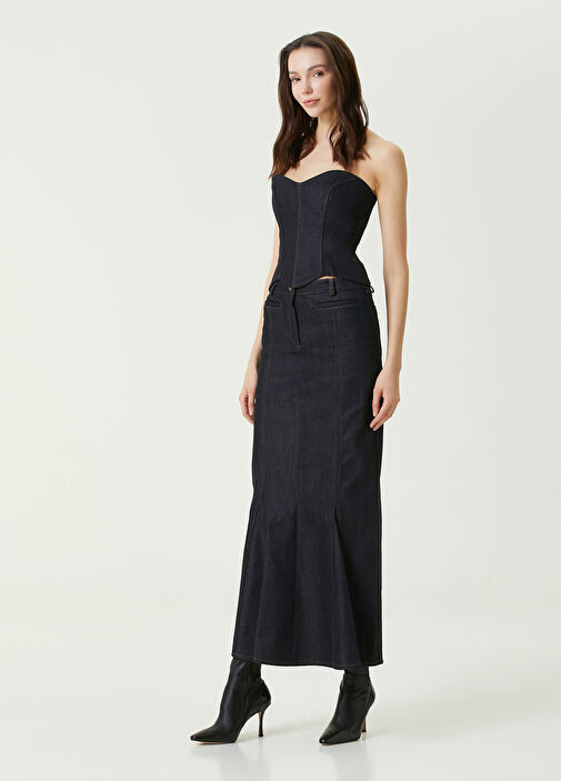 aya muse blue dress AYA MUSE Merano Knit Mini Dress in Blue  Clutch