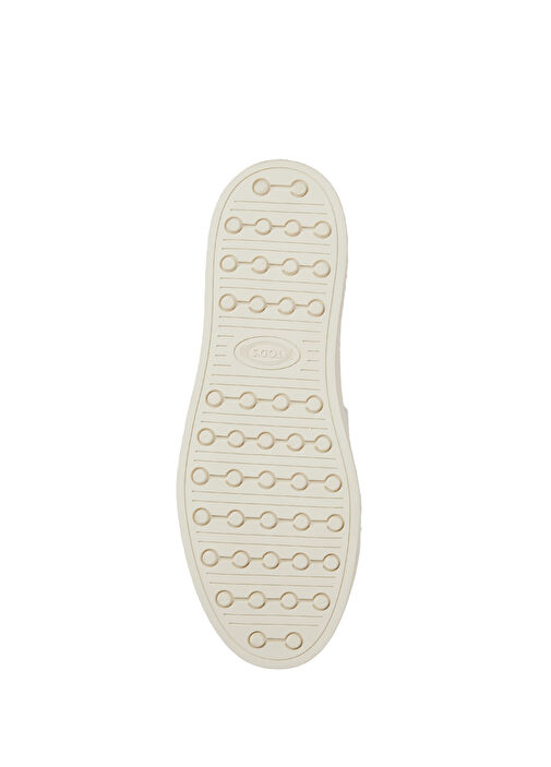 Krem Erkek Deri Sneaker - Görsel 6
