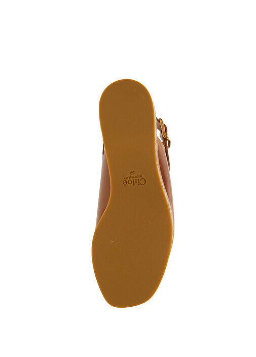 Maxime Kahverengi Kadın Deri Espadril - Görsel 6