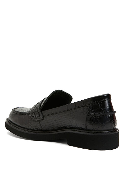 George Hogg George Hogg Siyah Kroko Kadın Deri Loafer Beymen'de! Siyah - 3. görsel