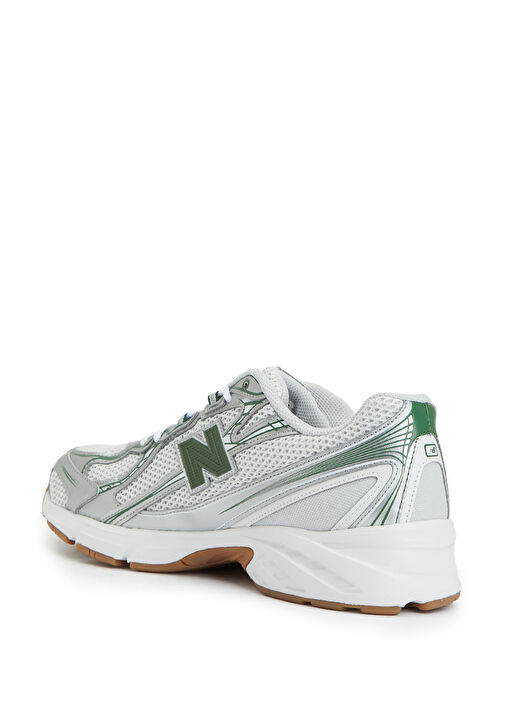 740 Beyaz Yeşil Erkek Sneaker - Görsel 4