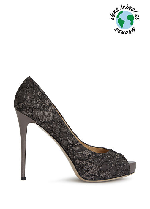 Beymen Reborn Beymen Reborn Bej Siyah Valentino Garavani Topuklu Ayakkabı Beymen'de! Bej Siyah - 2. görsel