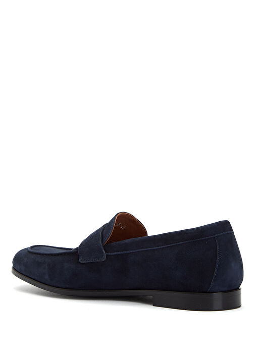 Lacivert Erkek Süet Loafer - Görsel 4