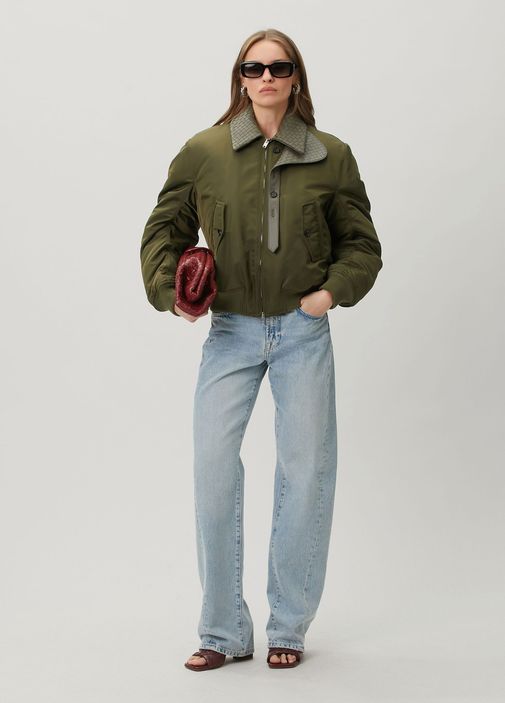 Bottega Veneta Yeşil Kadın Yeşil Bomber Ceket 1953688 | Beymen