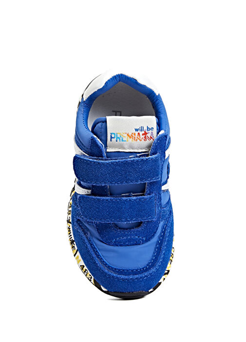 Mavi Erkek Çocuk Deri Sneaker - Görsel 5