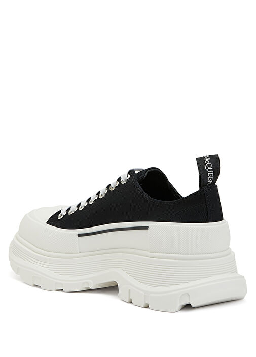 Siyah Beyaz Kadın Sneaker - Görsel 4