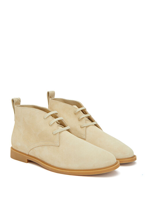Krem Erkek Süet Bot - Görsel 3