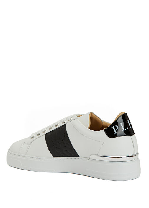Beyaz Erkek Deri Sneaker - Görsel 4
