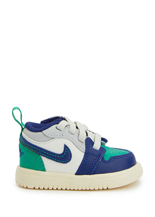 Jordan 1 Beyaz Unisex Çocuk Sneaker - Görsel 2