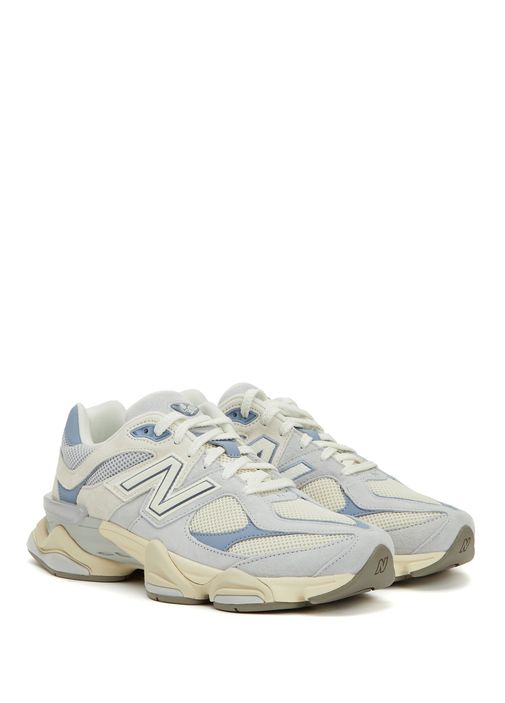 New Balance - 9060 Gri Erkek Deri Sneaker - Gri