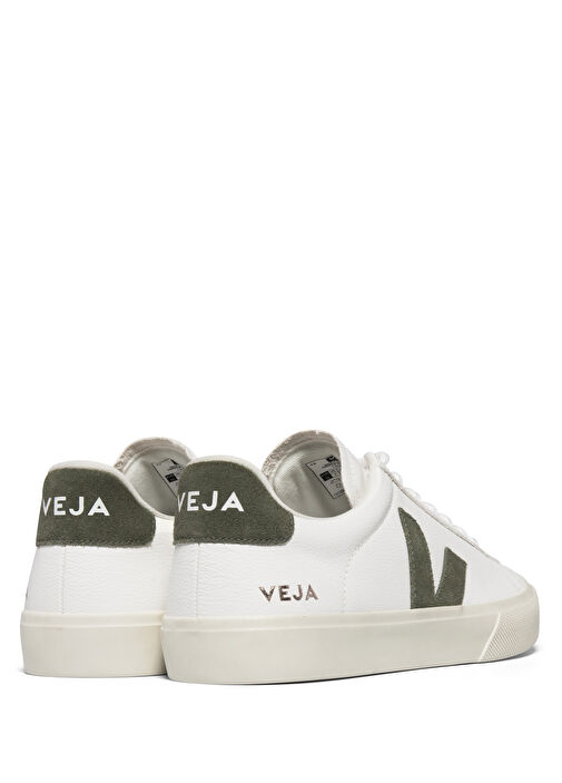 Campo Chromefree Beyaz Haki Erkek Deri Sneaker - Görsel 4