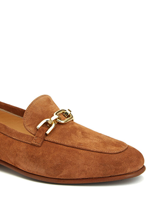 Camel Kadın Deri Loafer - Görsel 7