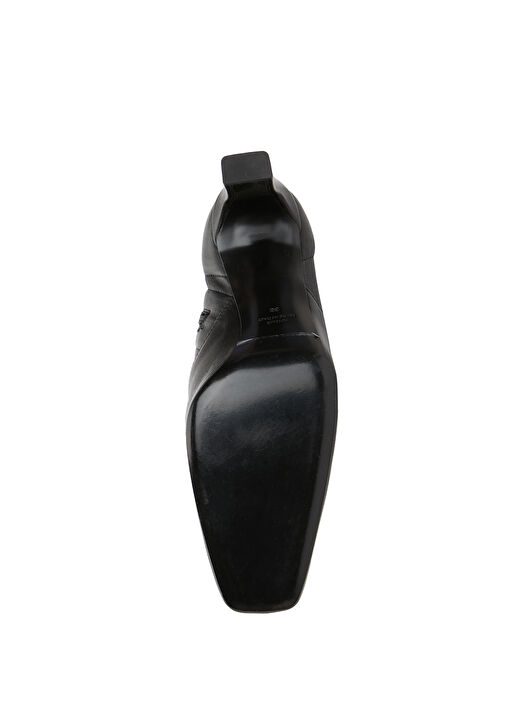 Siyah Kadın Deri Çizme - Görsel 6