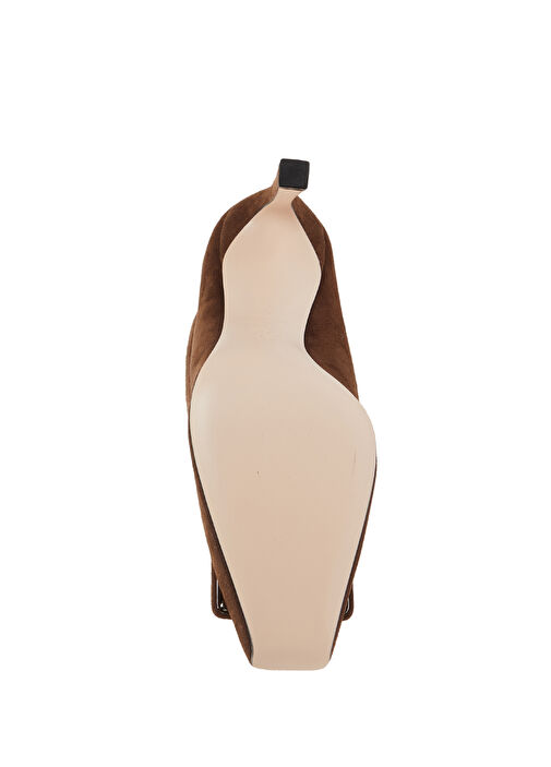 Kahverengi Kadın Süet Bot - Görsel 6