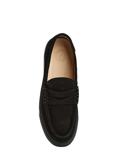 Siyah Erkek Süet Loafer - Görsel 5