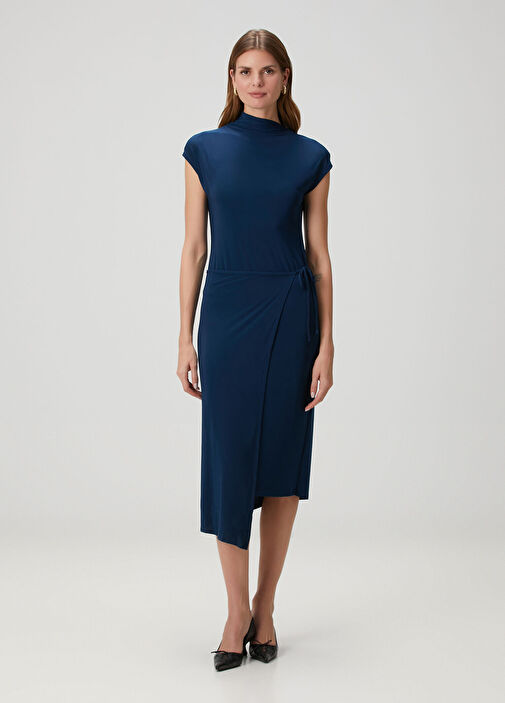 calvin klein blue wrap dress Calvin Klein | Dresses | Calvin Klein Royal Blue Knee Length Wrap Dress