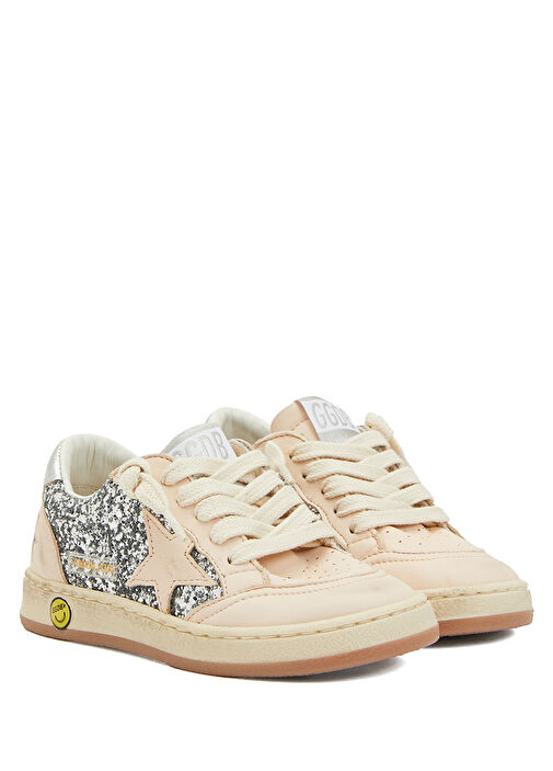 Ball Star Sim Dokulu Kız Çocuk Deri Sneaker - Görsel 3