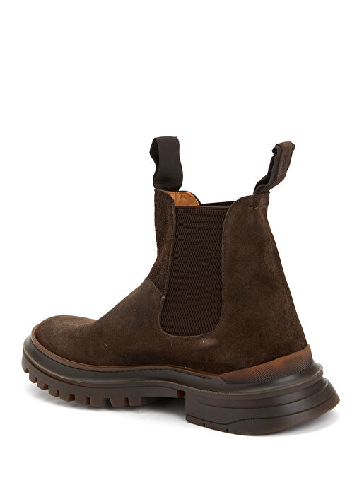 Koyu Kahverengi Erkek Deri Bot - Görsel 4