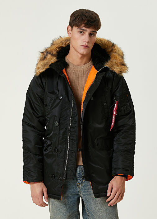 Puffer Jacket Jaket Parka Sdx Parka Superdry Black Alpha