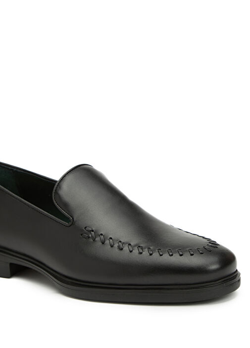 Siyah Erkek Deri Loafer - Görsel 7
