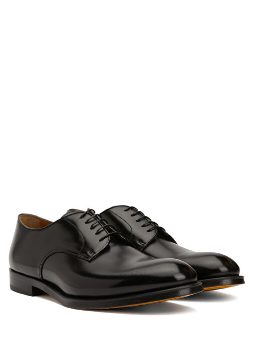 Siyah Erkek Deri Ayakkabı - Görsel 3