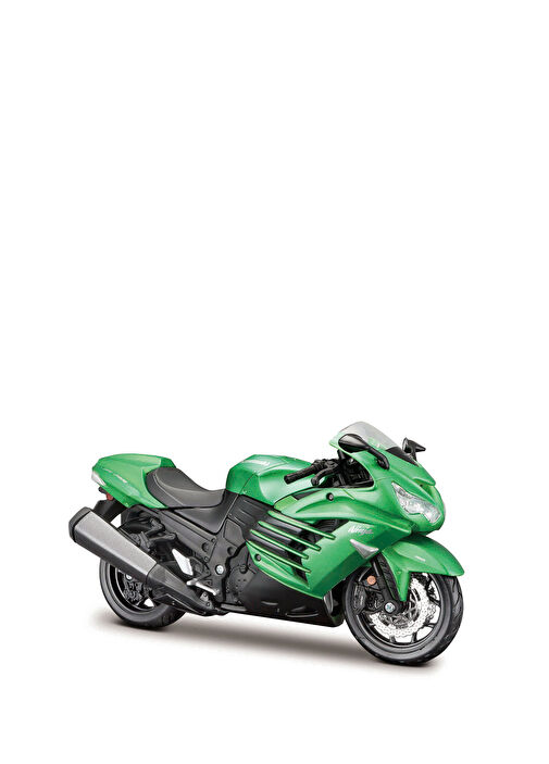 Maisto - Kawasaki Ninja ZX-14R 1:12 Model Kit Motosiklet - Yeşil
