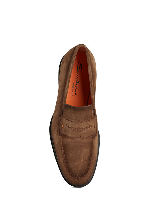 Kahverengi Erkek Süet Loafer - Görsel 5