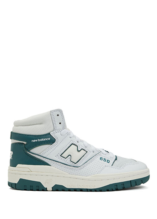 650 Beyaz Kadın Deri Sneaker - Görsel 2