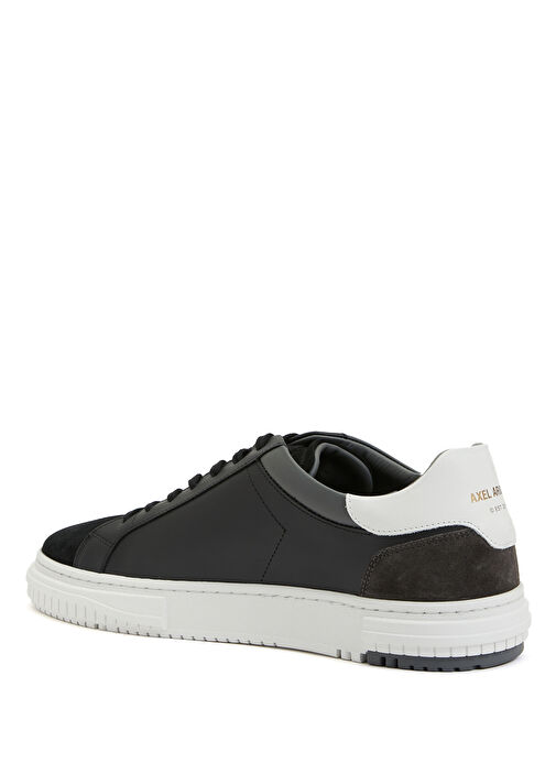 Atlas Siyah Beyaz Erkek Deri Sneaker - Görsel 4
