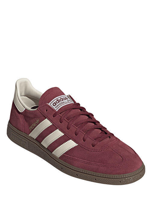 Handball Spezial Bordo Erkek Deri Sneaker - Görsel 3