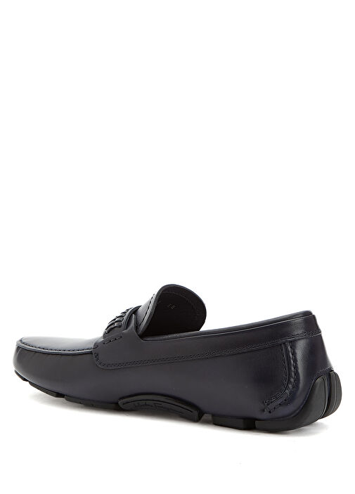 Lacivert Erkek Deri Driver - Görsel 4