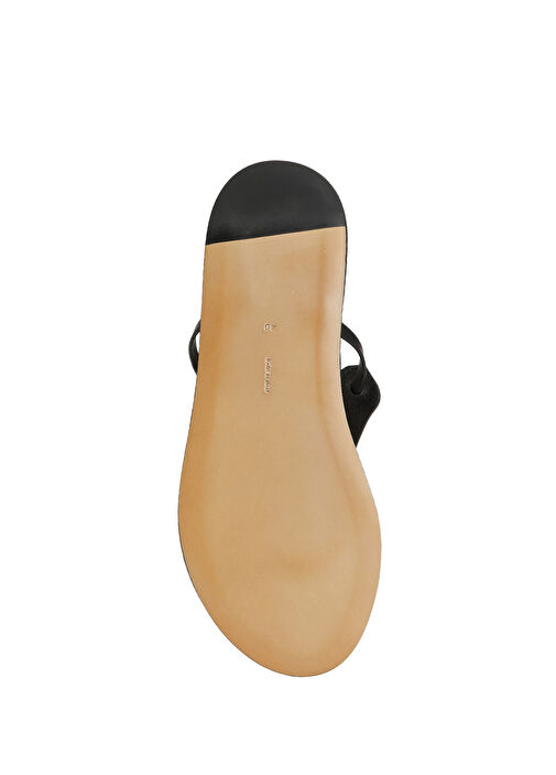 Helena Siyah Kadın Deri Terlik - Görsel 6