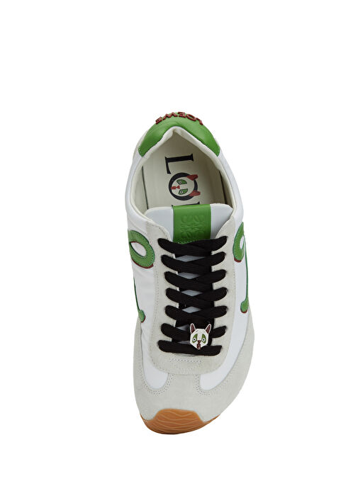 Loewe Loewe Beyaz Yesil Ballet Runner 2.0 Beyaz Yeşil Kadın Deri Sneaker | Beymen Beyaz Yesil - 5. görsel