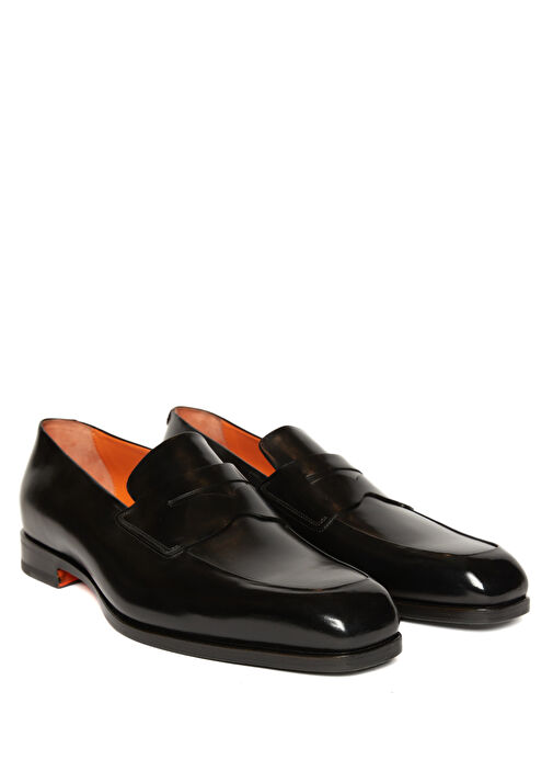 Brando Siyah Erkek Deri Loafer - Görsel 3