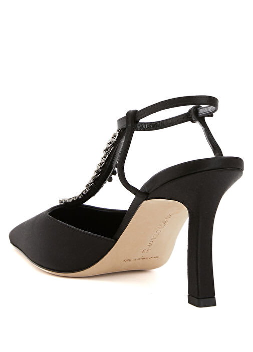 Sufik Siyah Topuklu Ayakkabı - Görsel 4