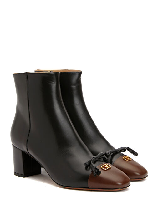 Siyah Kadın Deri Bot - Görsel 3