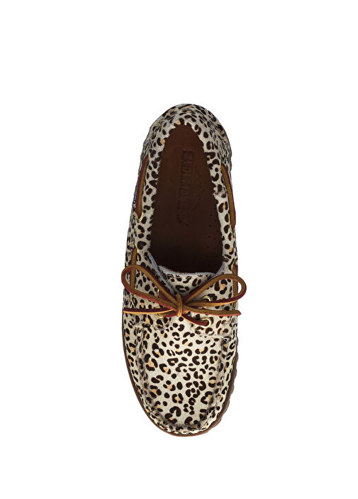 Ranger Wild Leopar Kadın Deri Loafer - Görsel 4