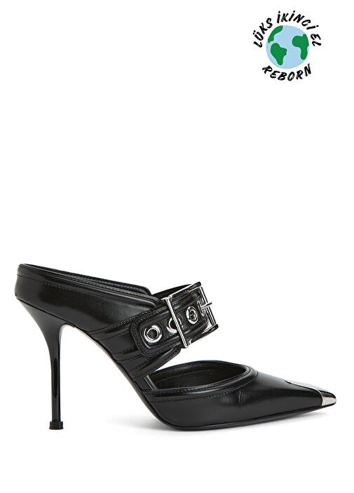 Alexander McQueen Topuklu Terlik - Görsel 2