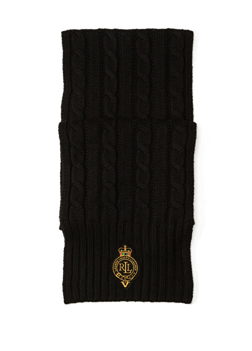 Lauren Ralph Lauren Black Womens Scarf