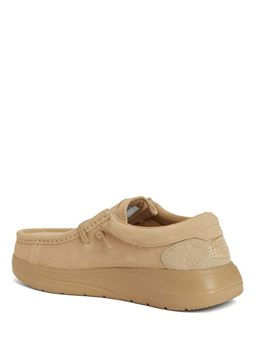 Wendy Bej Kadın Süet Loafer - Görsel 4