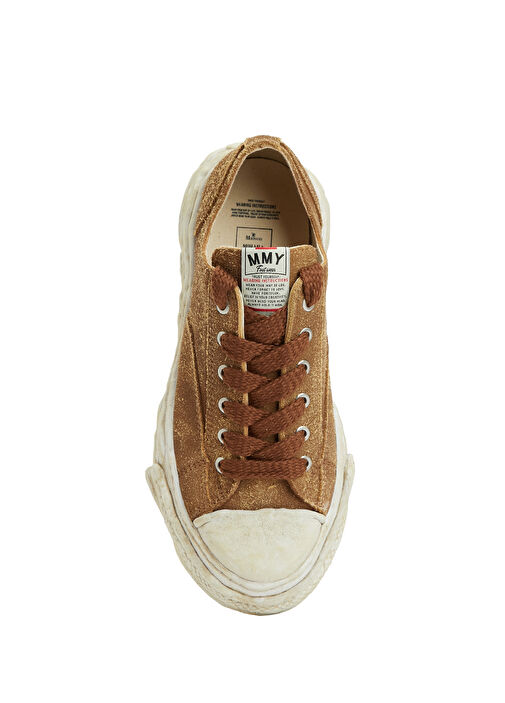 Kahverengi Erkek Deri Sneaker - Görsel 5