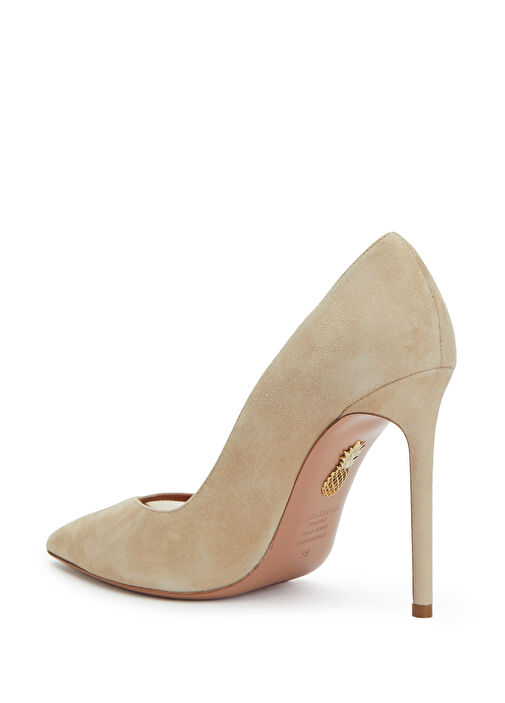 Aquazzura Aquazzura Studio Nude Süet Stiletto Basketbol Ayakkabıları | Beymen Nude - 4. görsel