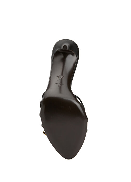 Siyah Kadın Deri Terlik - Görsel 6